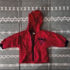 Vintage OshKosh Fleece Lined Red Navy Jacket
